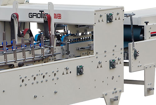 shh e automatic corrugated lock bottom folder gluer machine 7